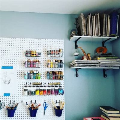 how to organize art supplies in a small space: the importance of creating a unique art corner